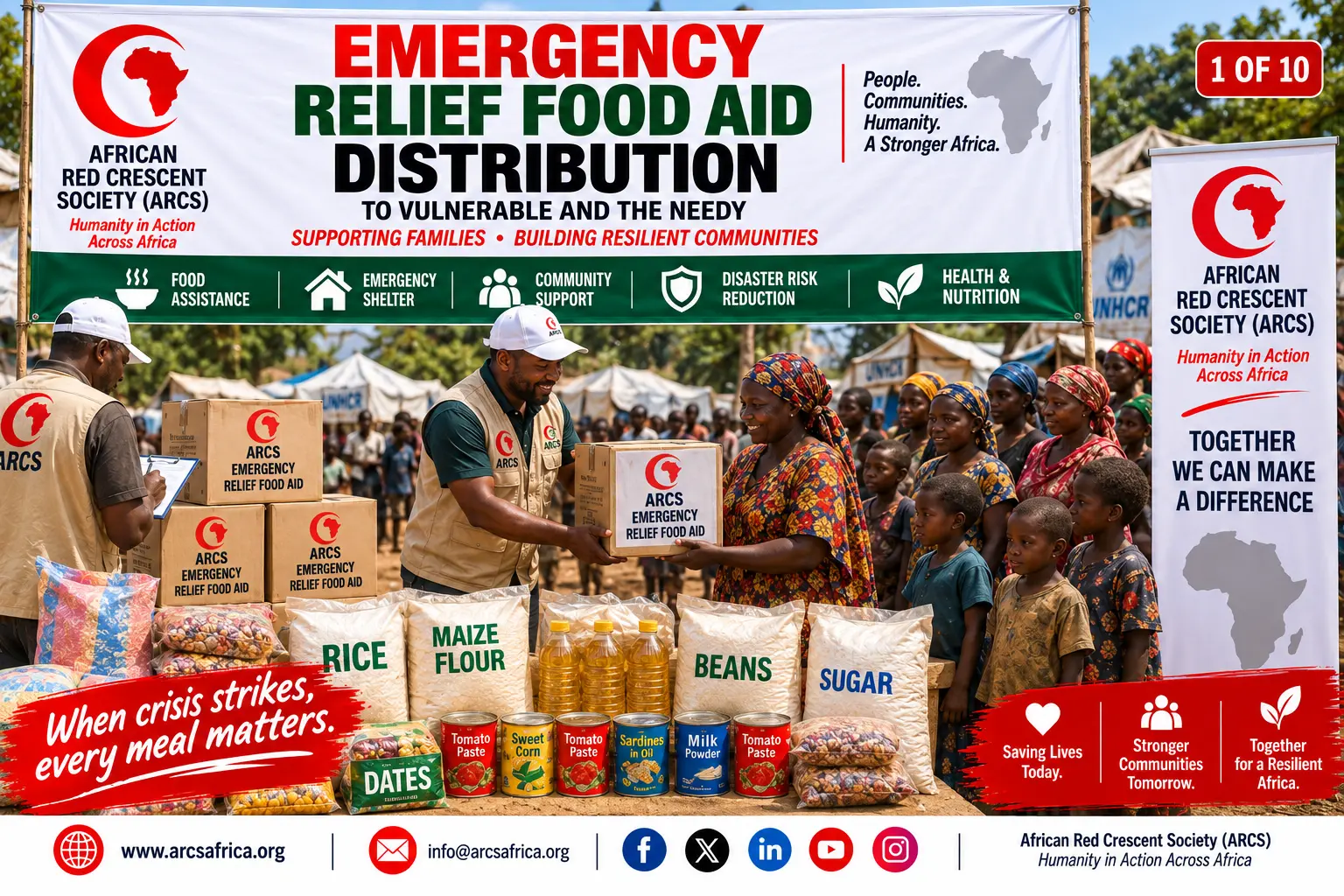 ARCS emergency relief operation
