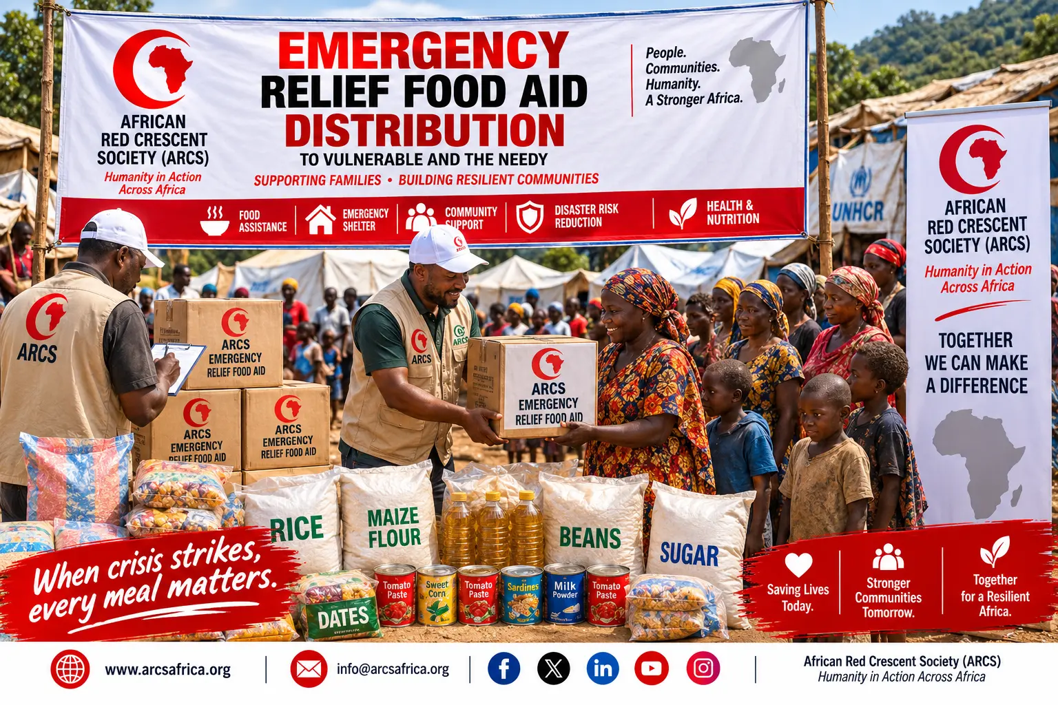 ARCS emergency relief operation