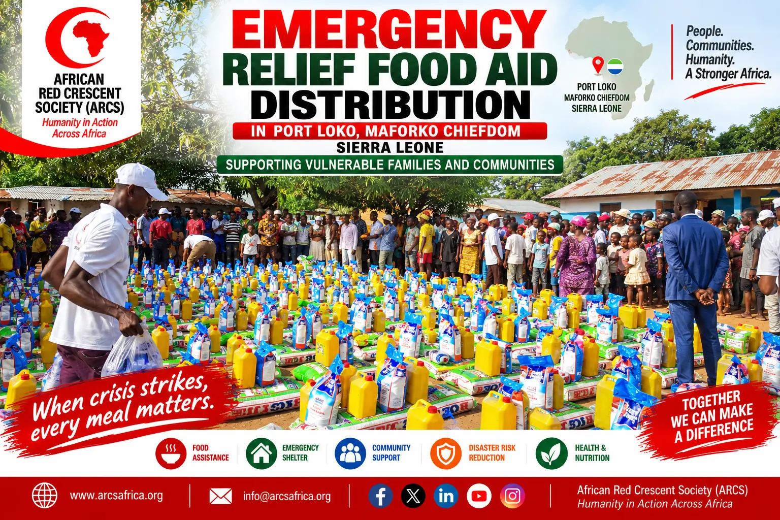 ARCS emergency relief operation