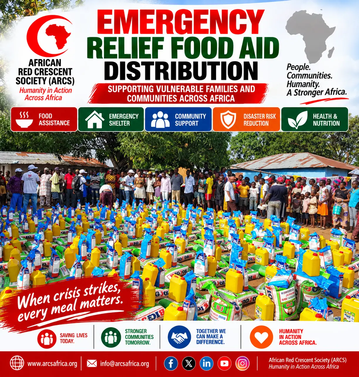 ARCS emergency relief operation