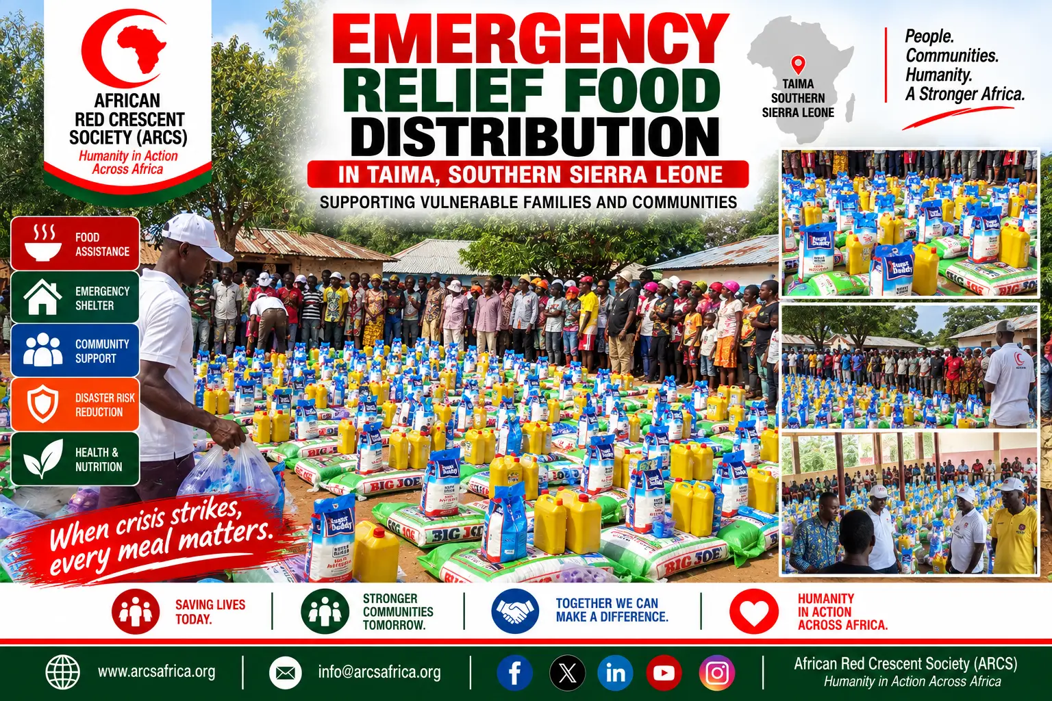 ARCS emergency relief operation