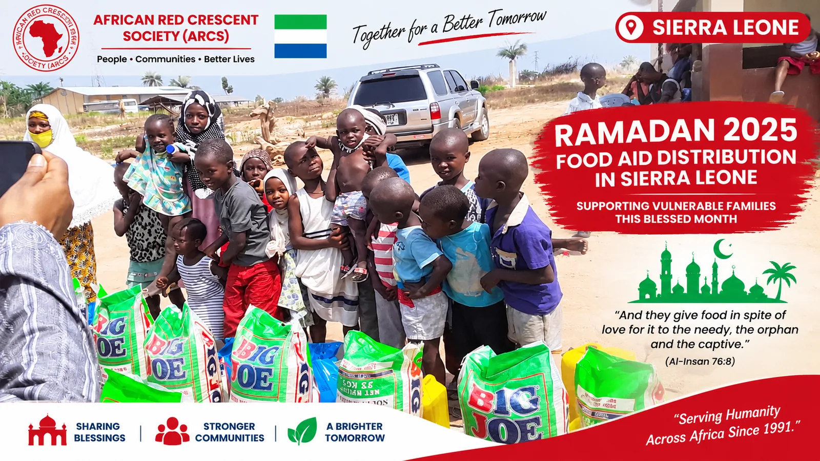 ARCS food aid and community care programme