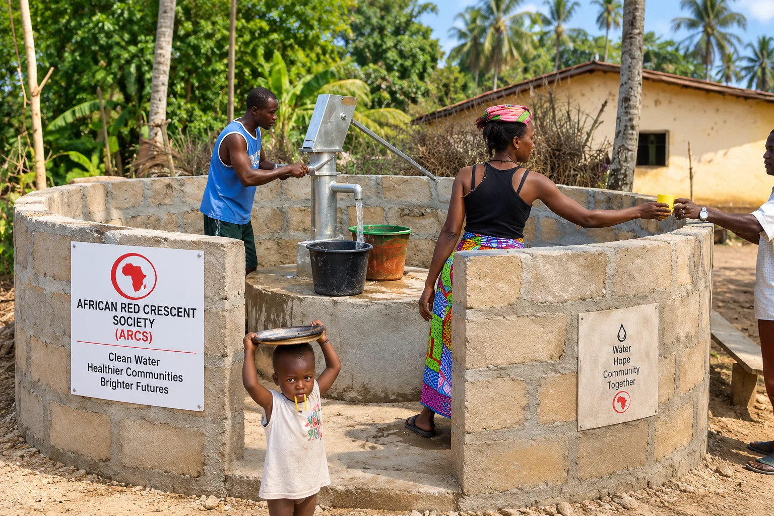 ARCS community water well programme